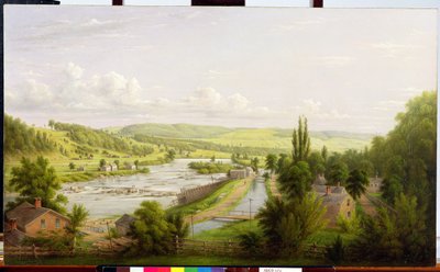 Mohawk River bei Little Falls, New York, 1892 von William Rickarby Miller
